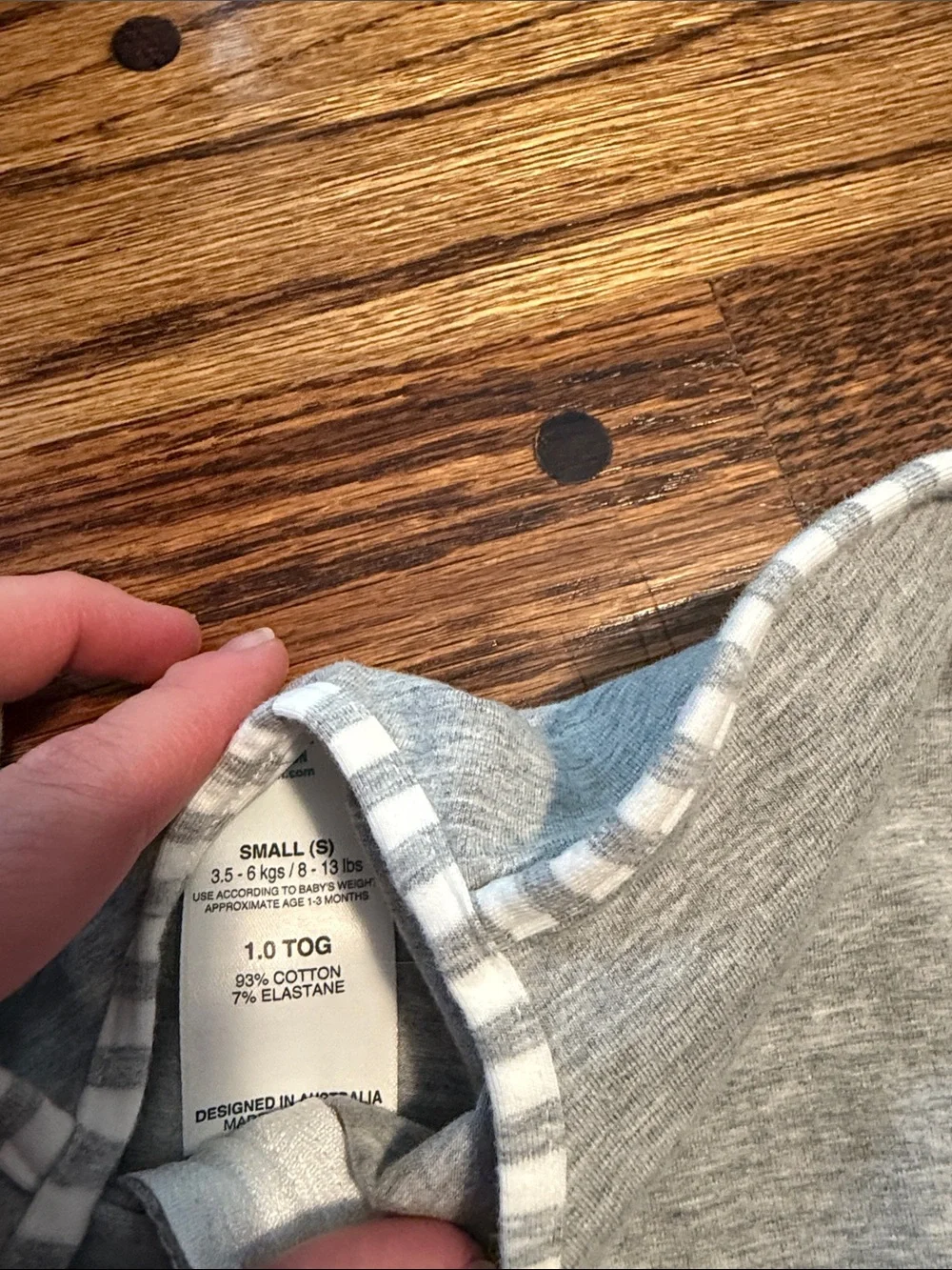Love to Dream Grey Baby Swaddle